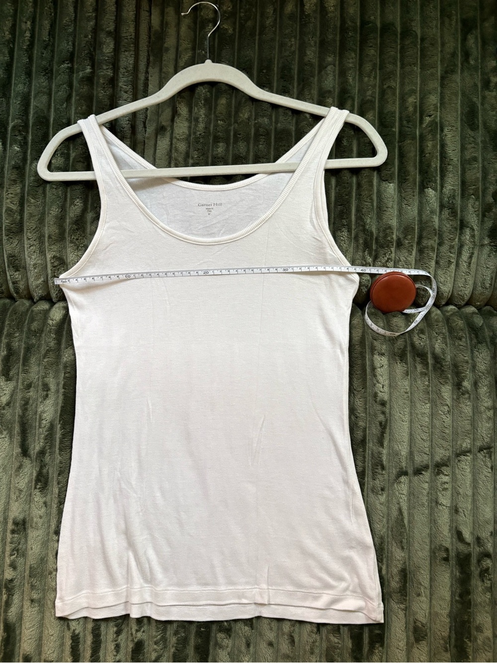 Garnet Hill black cami tank basic essential top - Picture 3 of 7